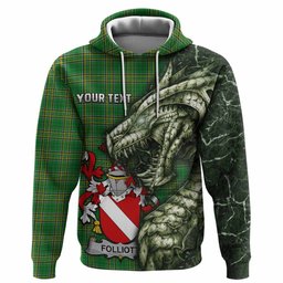 Folliott Irish Clan Hoodie Irish Roots Dragon Soul
