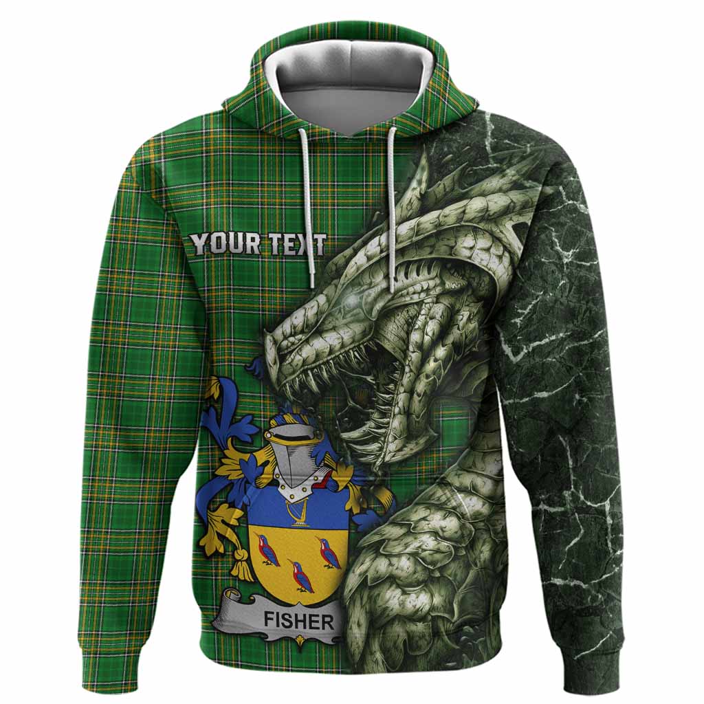 Fisher Irish Clan Hoodie Irish Roots Dragon Soul