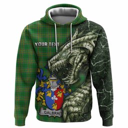 Galbraith Irish Clan Hoodie Irish Roots Dragon Soul