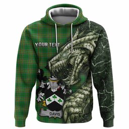 Davis Irish Clan Hoodie Irish Roots Dragon Soul
