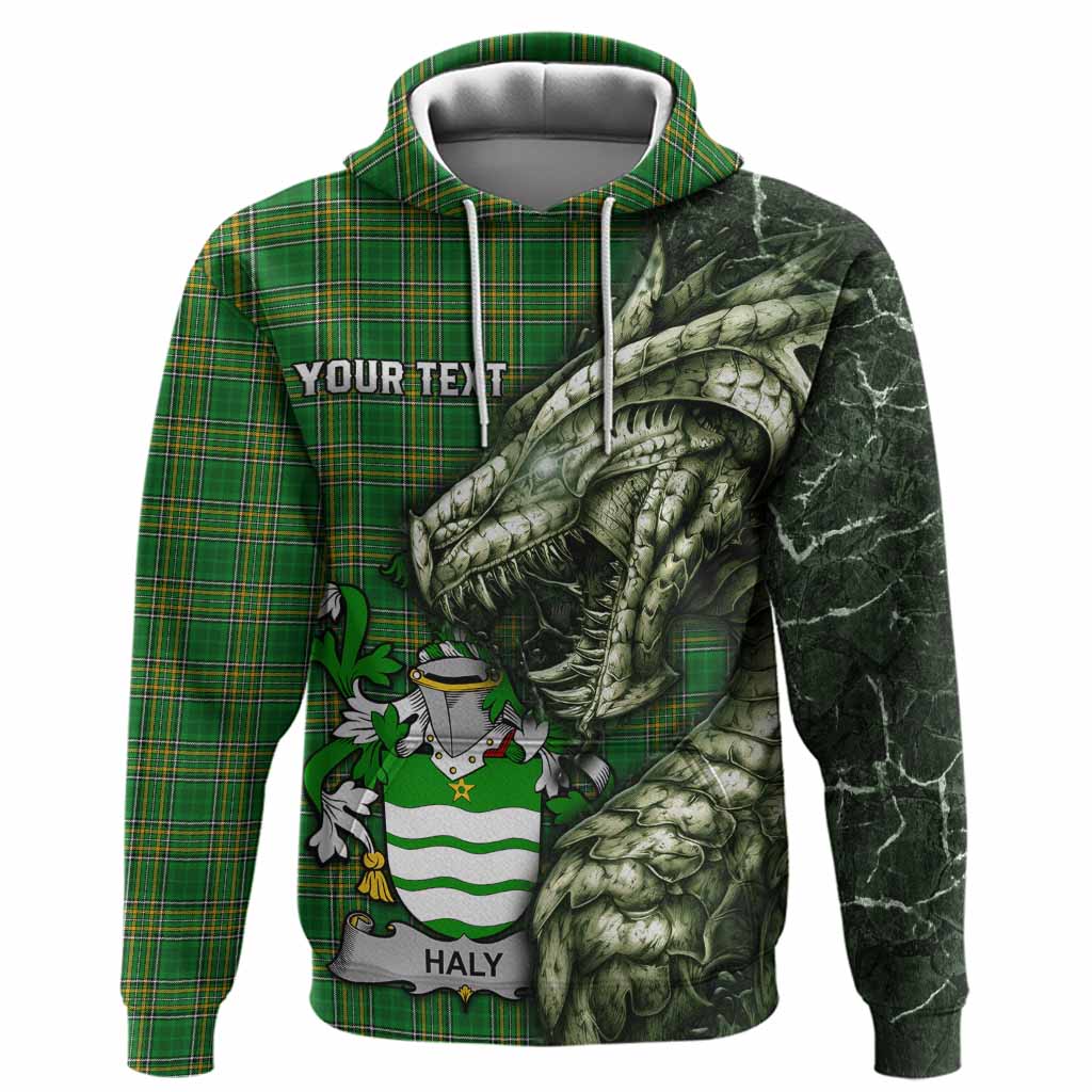 Haly Irish Clan Hoodie Irish Roots Dragon Soul
