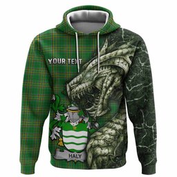 Haly Irish Clan Hoodie Irish Roots Dragon Soul