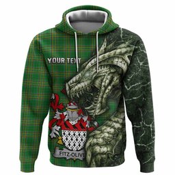 Fitz-Oliver Irish Clan Hoodie Irish Roots Dragon Soul