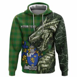 Greer Irish Clan Hoodie Irish Roots Dragon Soul