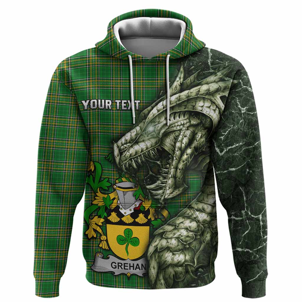 Grehan Irish Clan Hoodie Irish Roots Dragon Soul