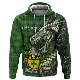 Grehan Irish Clan Hoodie Irish Roots Dragon Soul