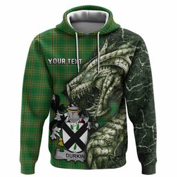 Durkin Irish Clan Hoodie Irish Roots Dragon Soul