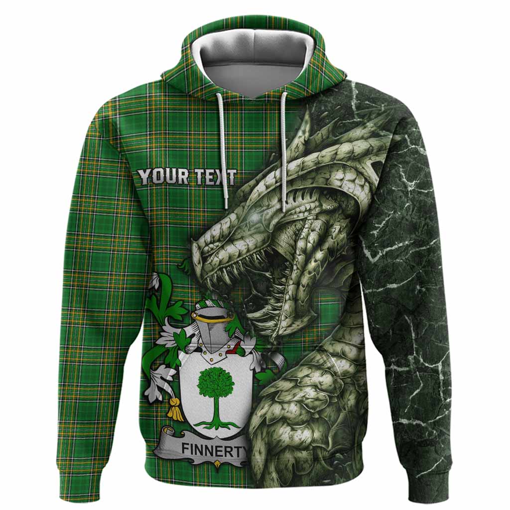 Finnerty Irish Clan Hoodie Irish Roots Dragon Soul