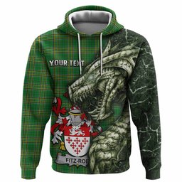 Fitz-Roe Irish Clan Hoodie Irish Roots Dragon Soul