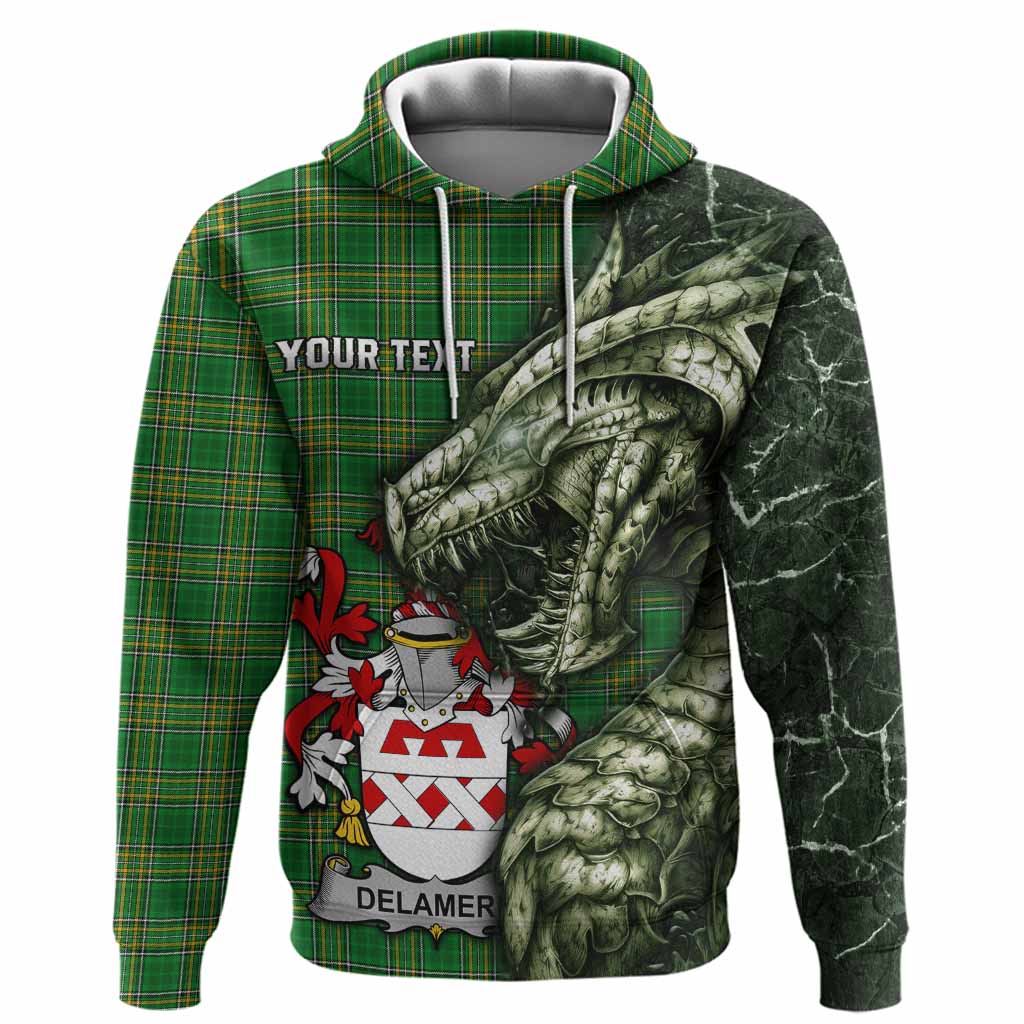 Delamere Irish Clan Hoodie Irish Roots Dragon Soul