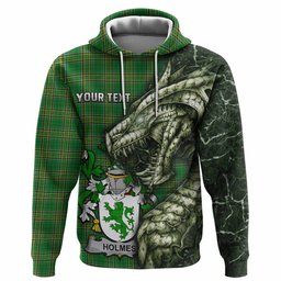 Holmes Irish Clan Hoodie Irish Roots Dragon Soul