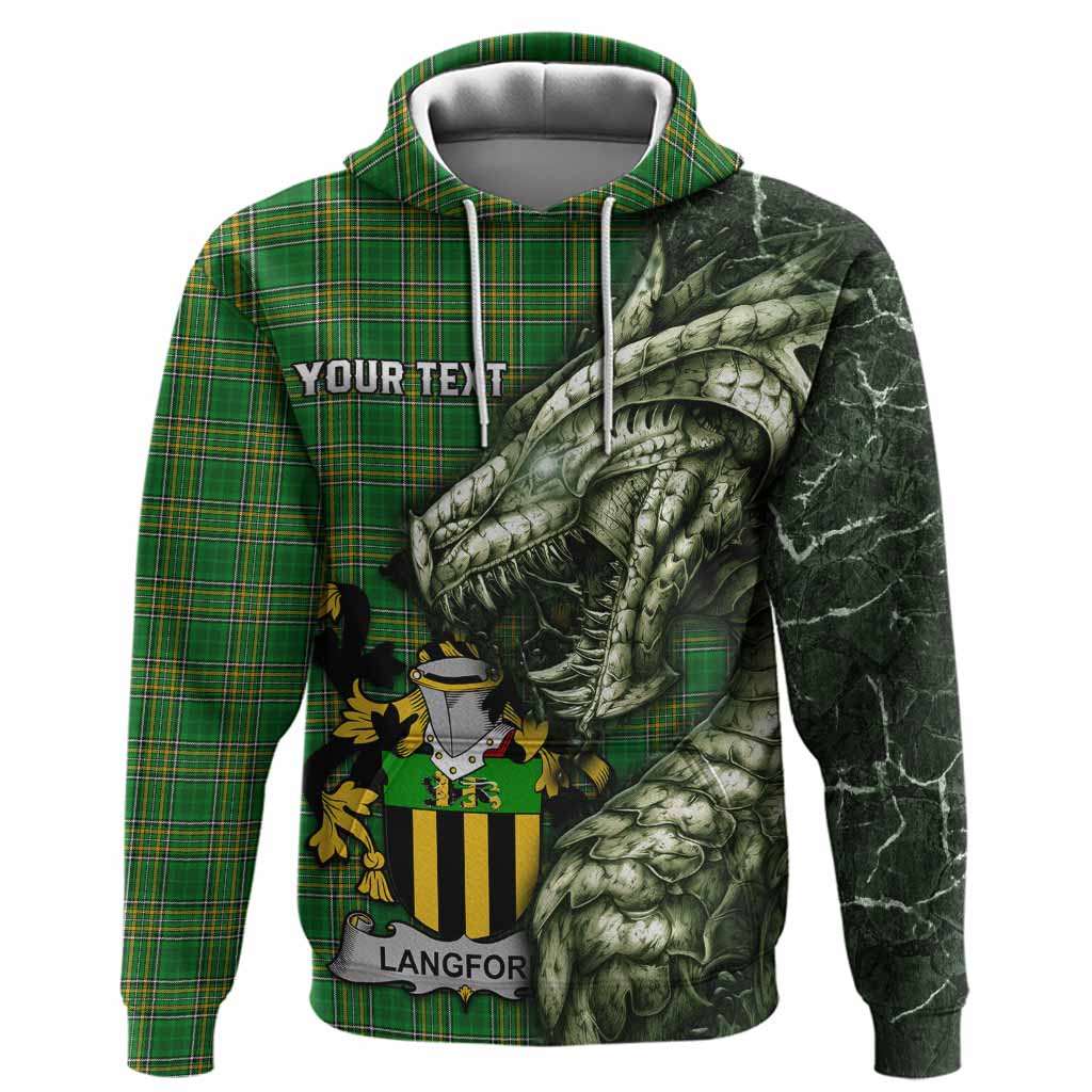 Langford Irish Clan Hoodie Irish Roots Dragon Soul