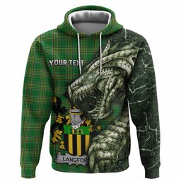 Langford Irish Clan Hoodie Irish Roots Dragon Soul