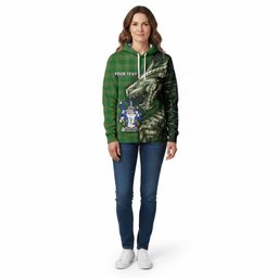 Mackesy Irish Clan Cotton Hoodie Irish Roots Dragon Soul