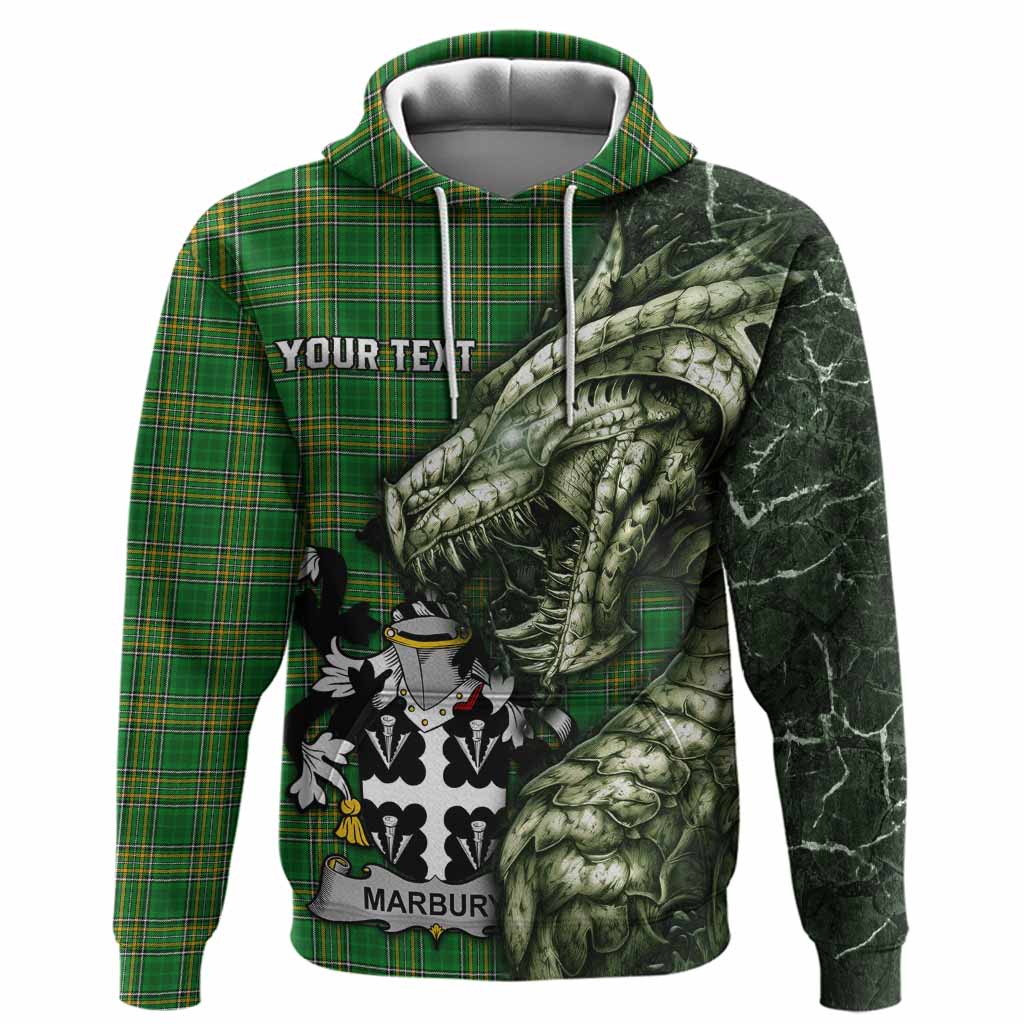 Marbury Maybery Irish Clan Hoodie Irish Roots Dragon Soul