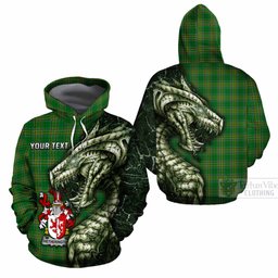 Hetherington Irish Clan Cotton Hoodie Irish Roots Dragon Soul