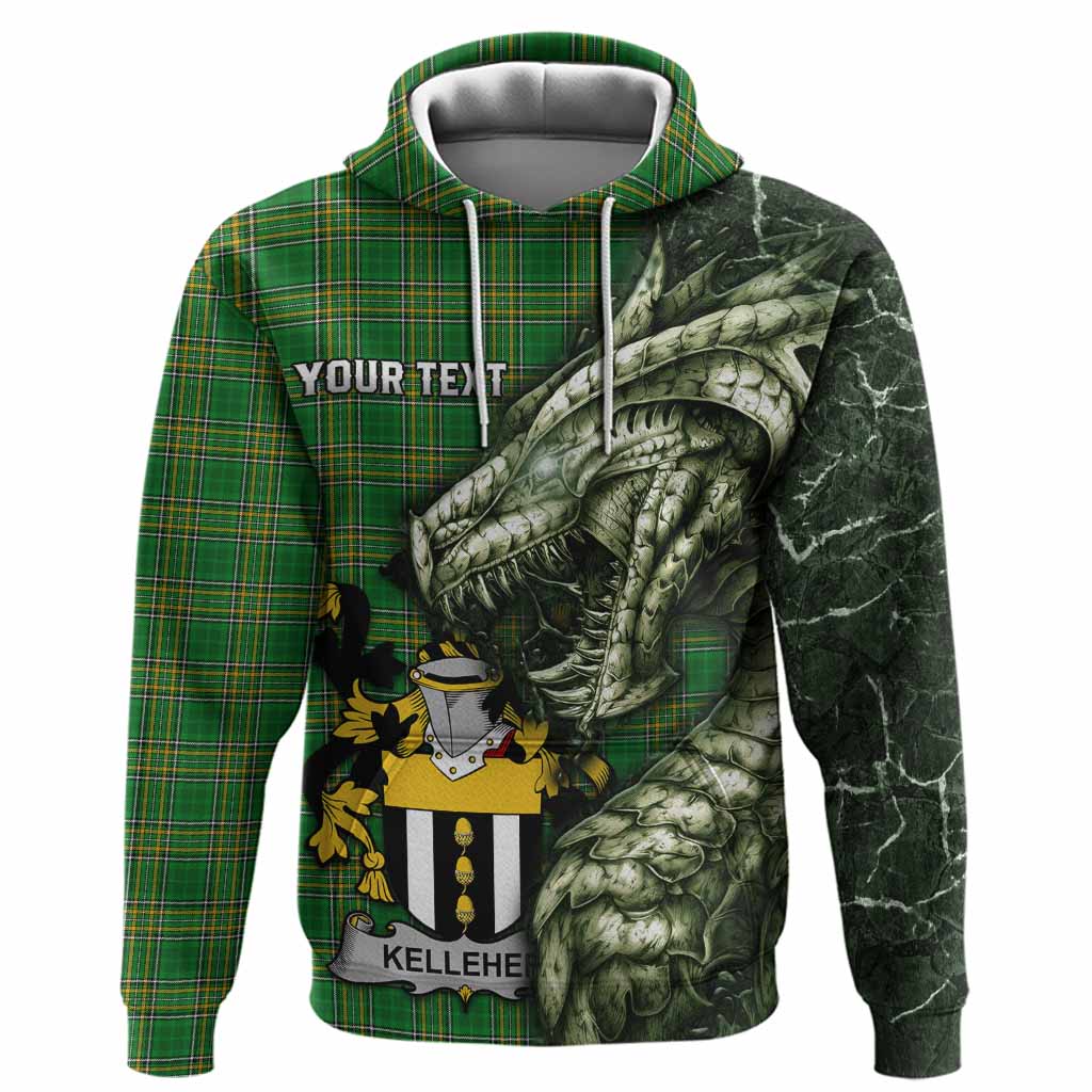 Kelleher Irish Clan Hoodie Irish Roots Dragon Soul