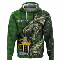 Kelleher Irish Clan Hoodie Irish Roots Dragon Soul