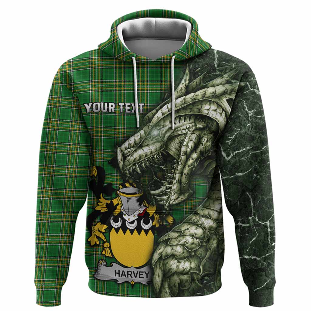 Harvey Irish Clan Hoodie Irish Roots Dragon Soul