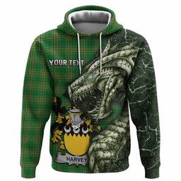 Harvey Irish Clan Hoodie Irish Roots Dragon Soul