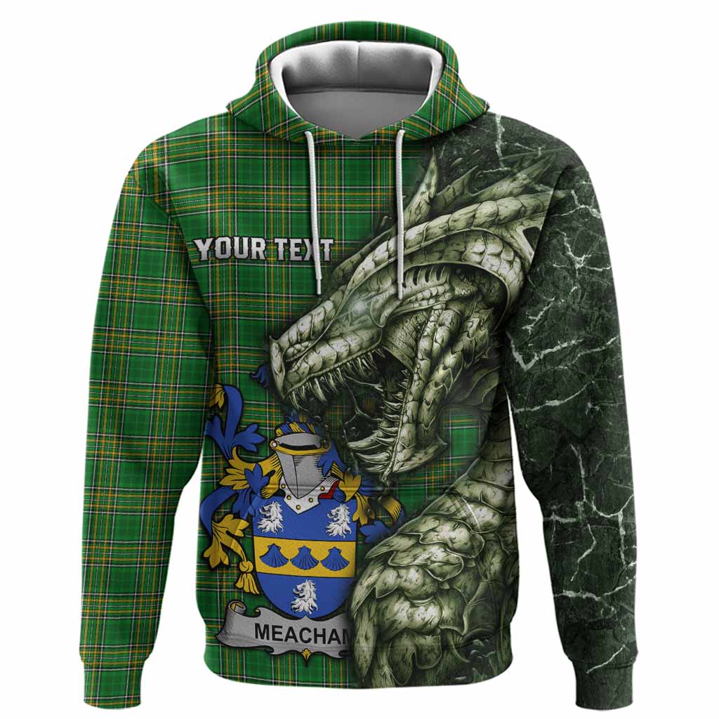 Meacham Irish Clan Hoodie Irish Roots Dragon Soul