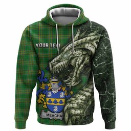 Meacham Irish Clan Hoodie Irish Roots Dragon Soul