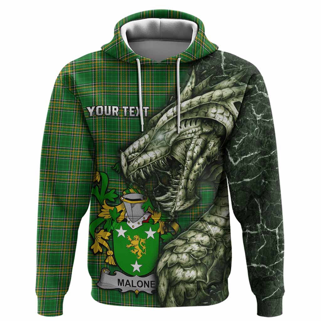 Malone Irish Clan Hoodie Irish Roots Dragon Soul