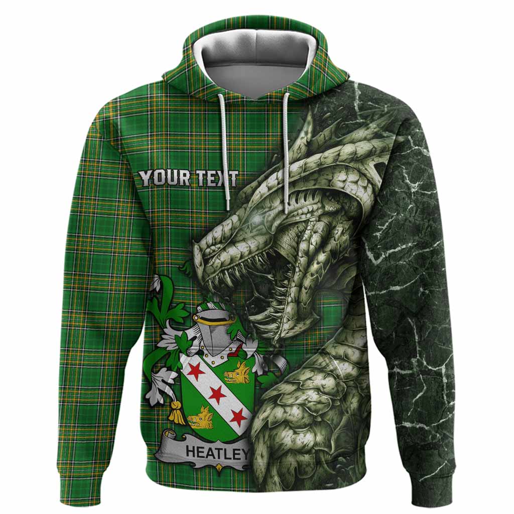 Heatley Irish Clan Hoodie Irish Roots Dragon Soul