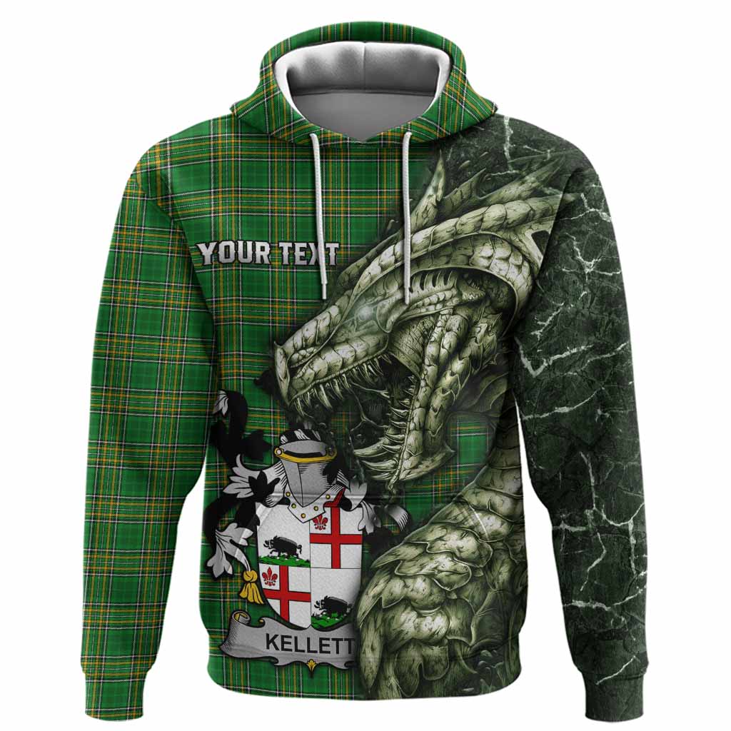 Kellett Irish Clan Hoodie Irish Roots Dragon Soul