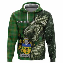 Lincolne Irish Clan Hoodie Irish Roots Dragon Soul