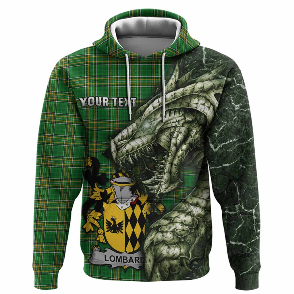 Lombard Irish Clan Hoodie Irish Roots Dragon Soul