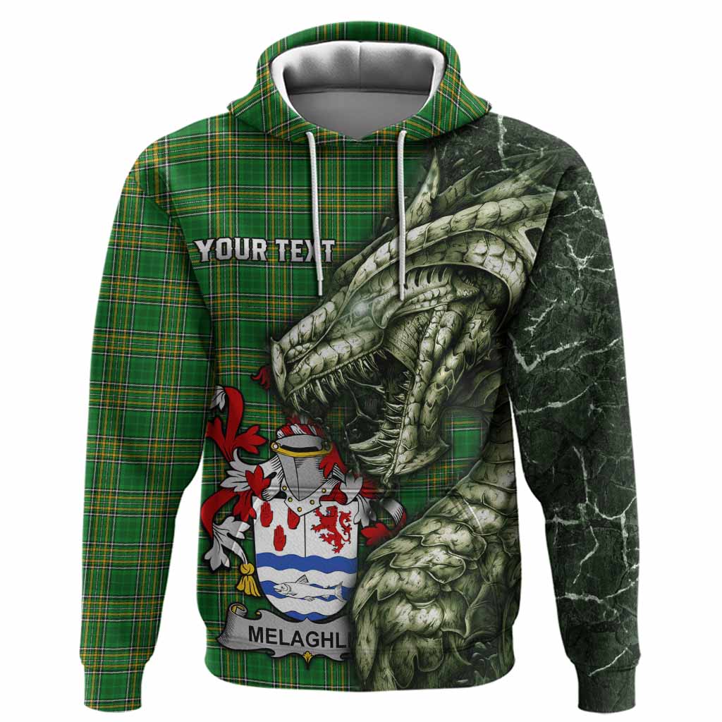 Melaghlin Irish Clan Hoodie Irish Roots Dragon Soul