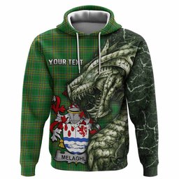 Melaghlin Irish Clan Hoodie Irish Roots Dragon Soul