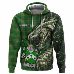Ker Irish Clan Hoodie Irish Roots Dragon Soul