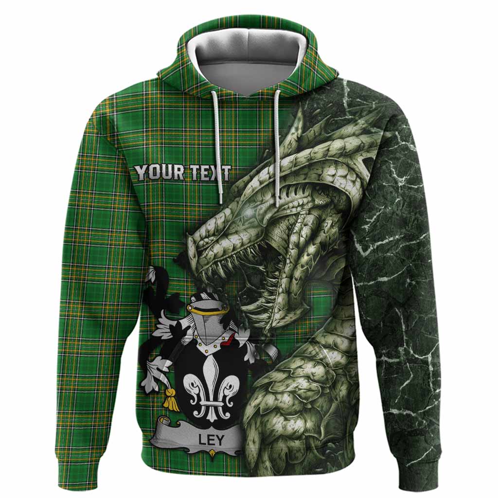 Ley Irish Clan Hoodie Irish Roots Dragon Soul