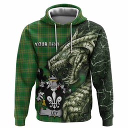 Ley Irish Clan Hoodie Irish Roots Dragon Soul