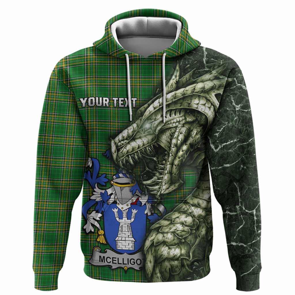 McElligott Irish Clan Hoodie Irish Roots Dragon Soul