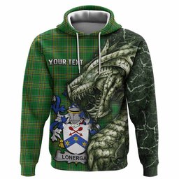 Lonergan Irish Clan Hoodie Irish Roots Dragon Soul