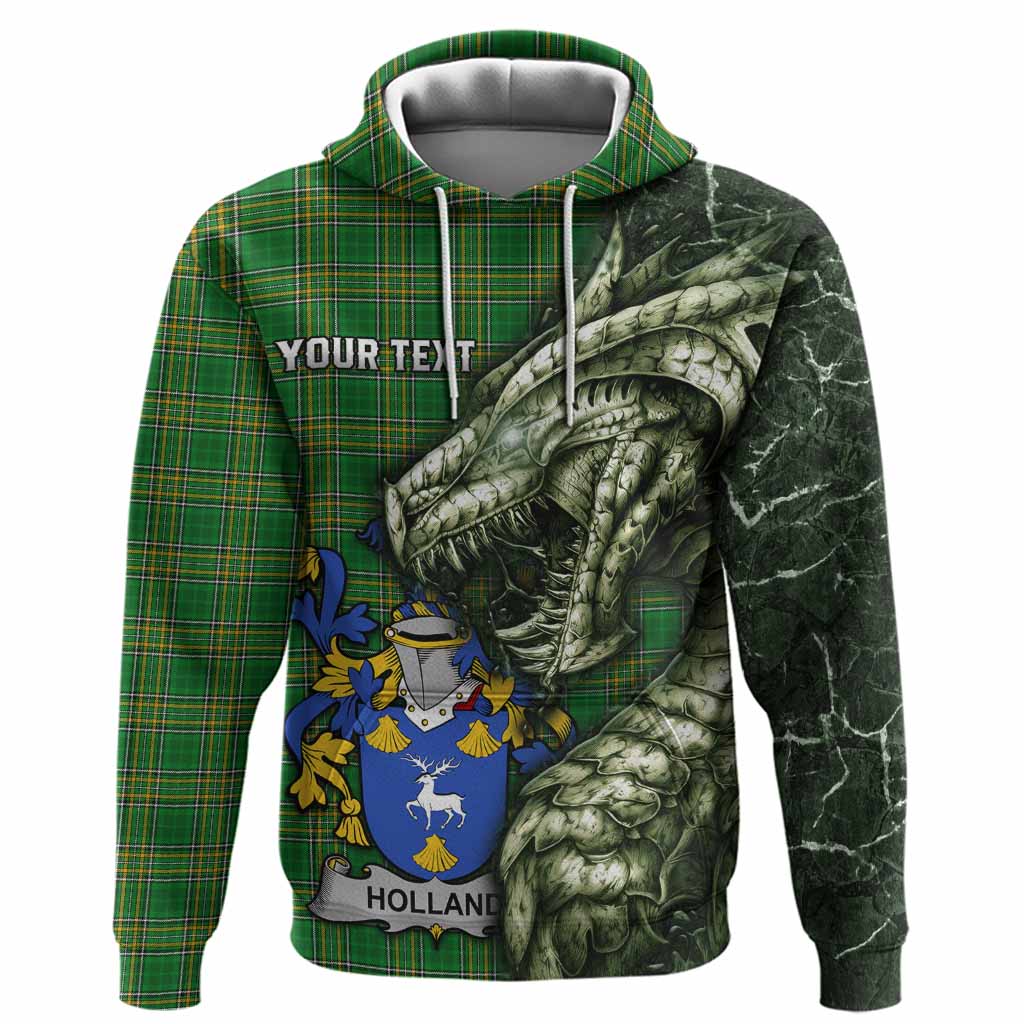 Holland Irish Clan Hoodie Irish Roots Dragon Soul