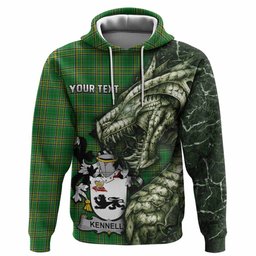 Kennelly Irish Clan Hoodie Irish Roots Dragon Soul