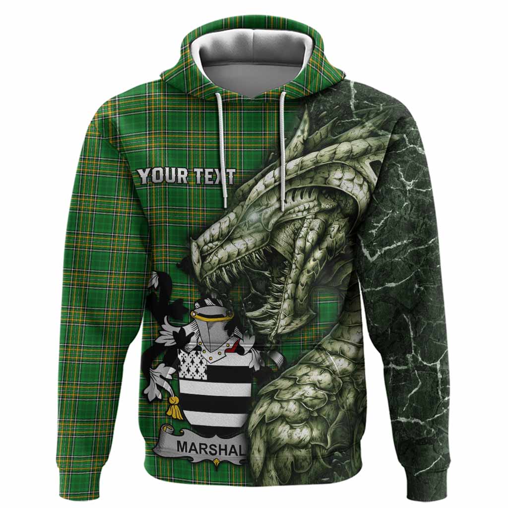 Marshall Irish Clan Hoodie Irish Roots Dragon Soul