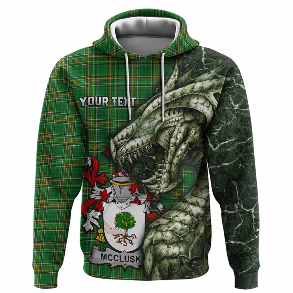 McCluskie Irish Clan Hoodie Irish Roots Dragon Soul