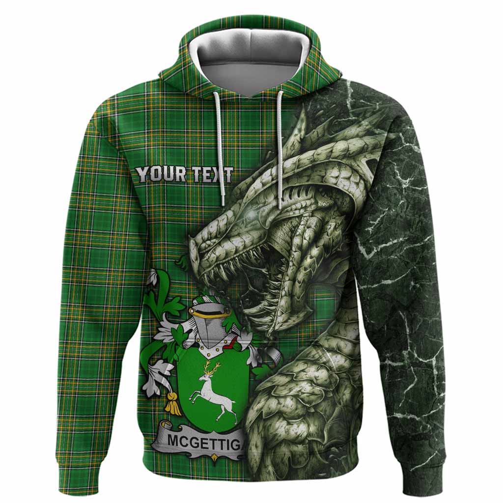 McGettigan Irish Clan Hoodie Irish Roots Dragon Soul