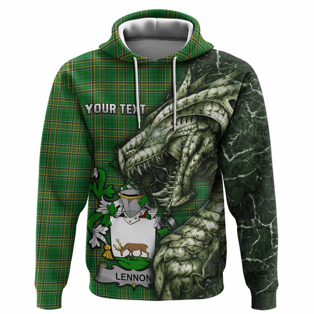Lennon Irish Clan Hoodie Irish Roots Dragon Soul
