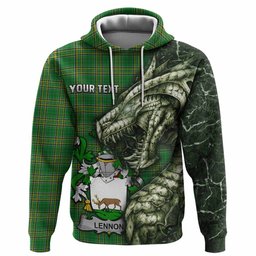 Lennon Irish Clan Hoodie Irish Roots Dragon Soul