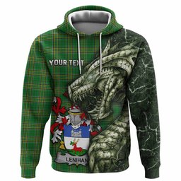 Lenihan Irish Clan Hoodie Irish Roots Dragon Soul