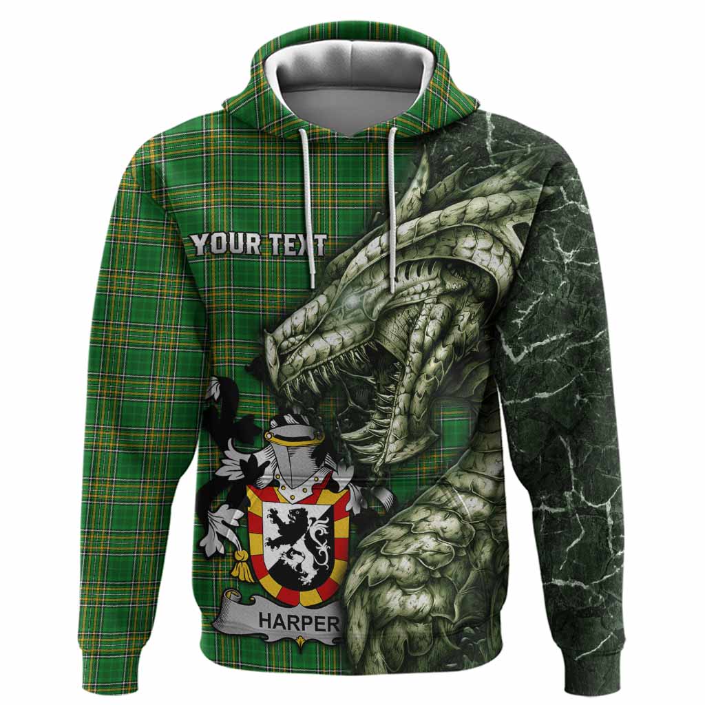 Harper Irish Clan Hoodie Irish Roots Dragon Soul