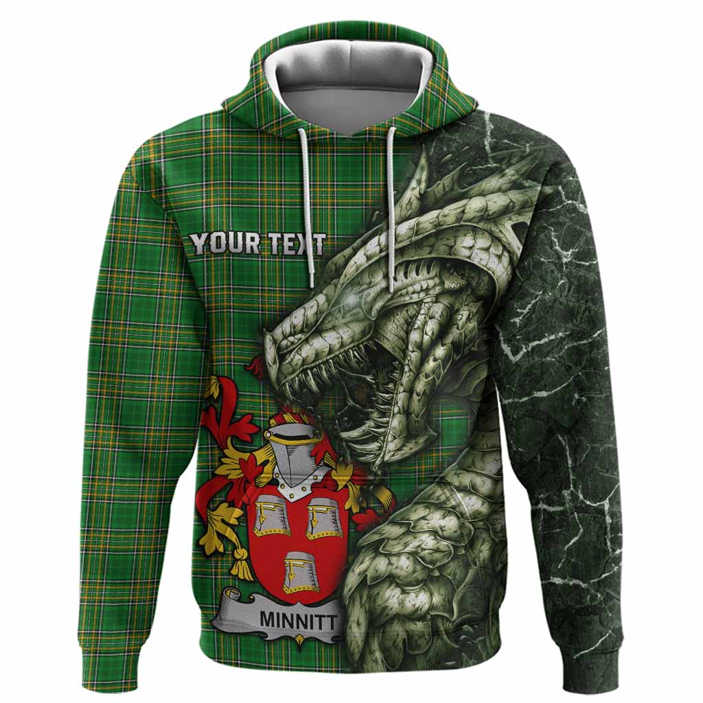 Minnitt Irish Clan Hoodie Irish Roots Dragon Soul