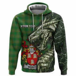 Minnitt Irish Clan Hoodie Irish Roots Dragon Soul