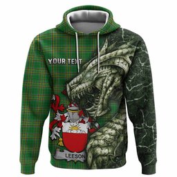 Leeson Irish Clan Hoodie Irish Roots Dragon Soul